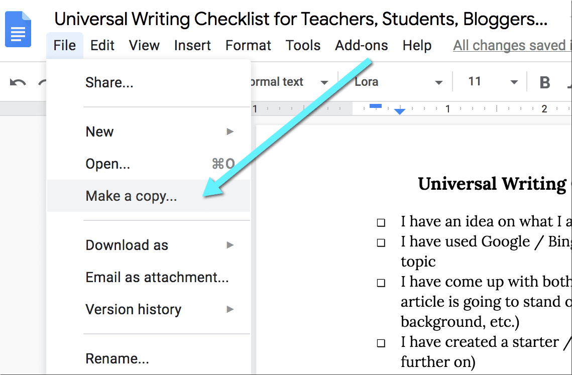 Writing Checklist: How to Create and Use One (+Free Template)